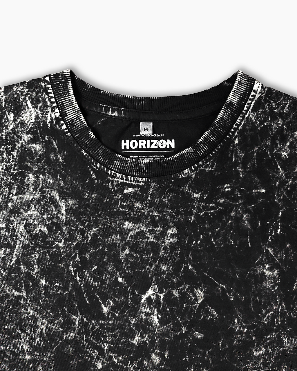 Black Acid Washed Oversized T-Shirt