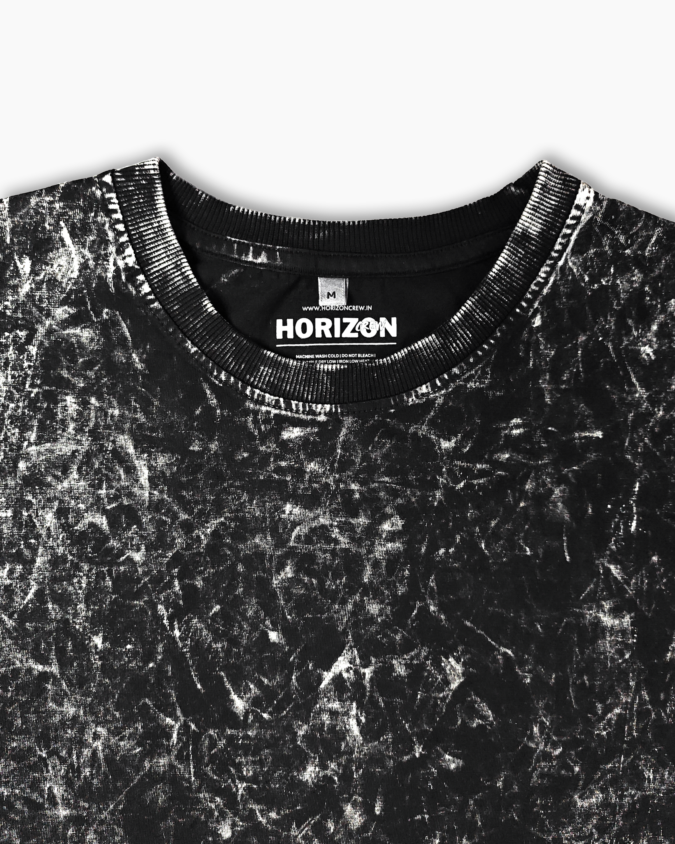 Black Acid Washed Oversized T-Shirt