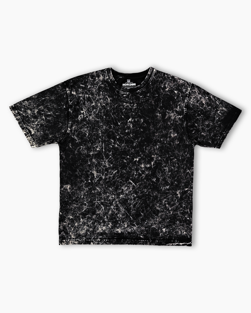 Black Acid Washed Oversized T-Shirt