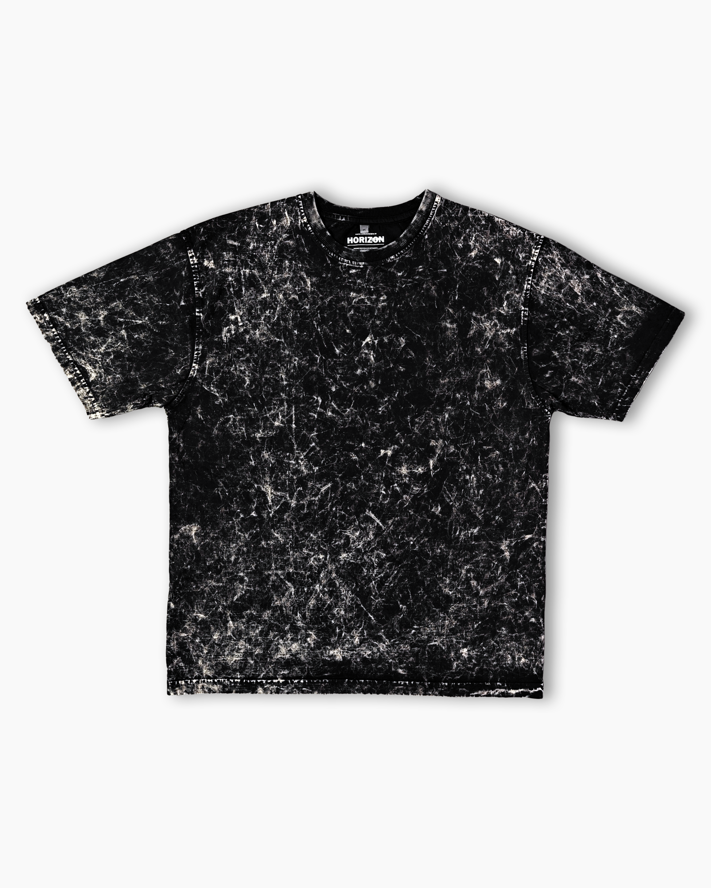 Black Acid Washed Oversized T-Shirt
