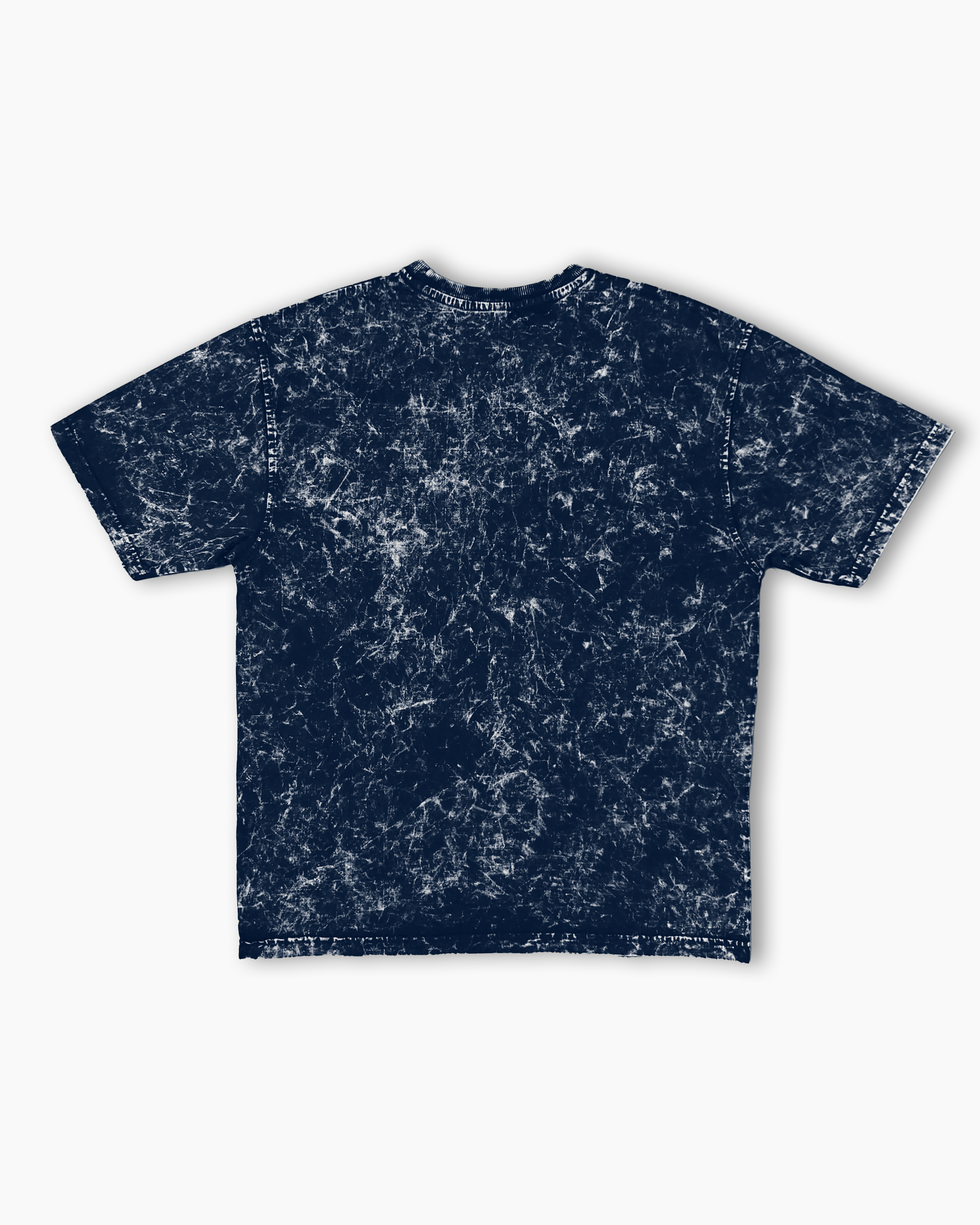 Navy Acid Washed Oversized T-Shirt