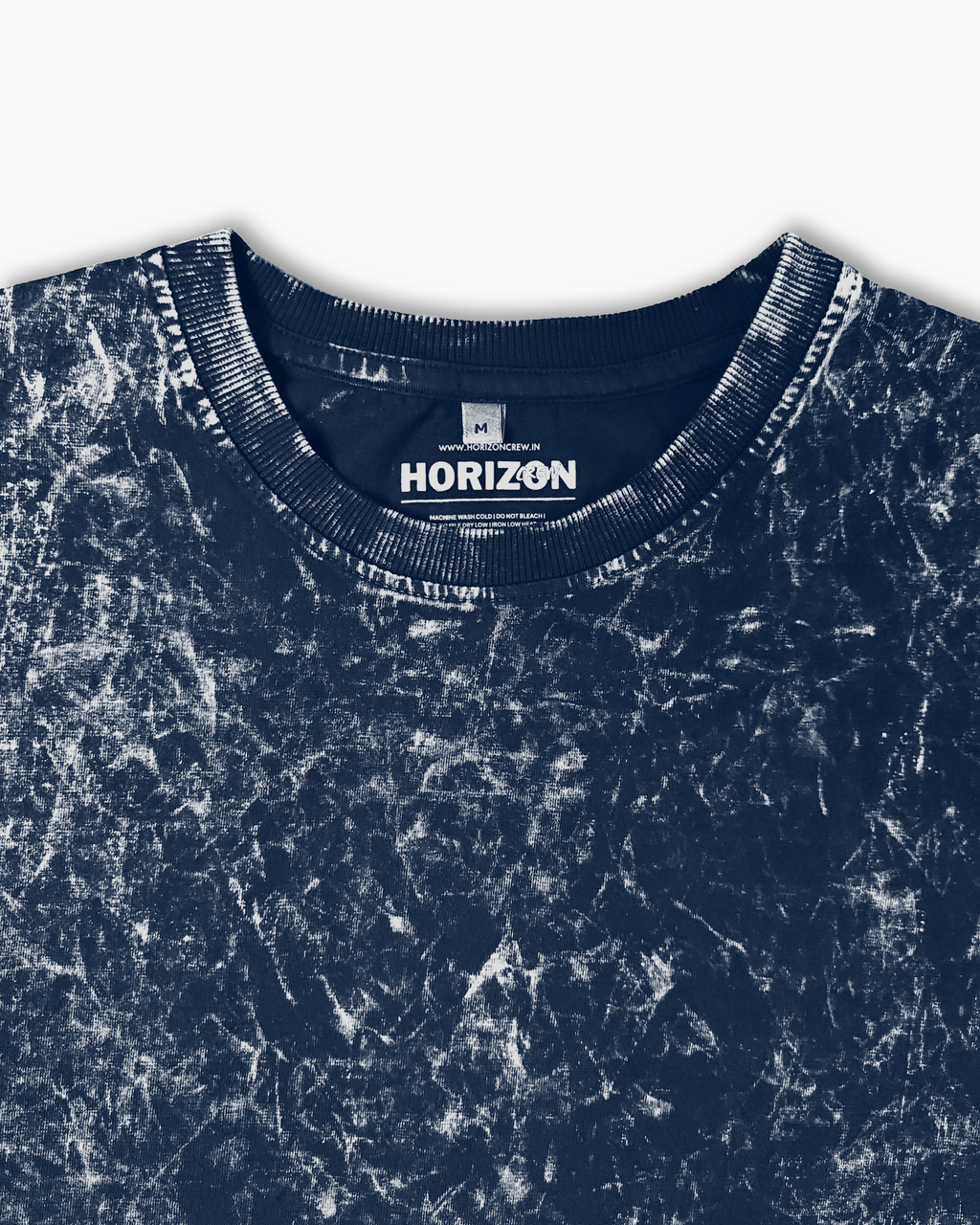 Navy Acid Washed Oversized T-Shirt