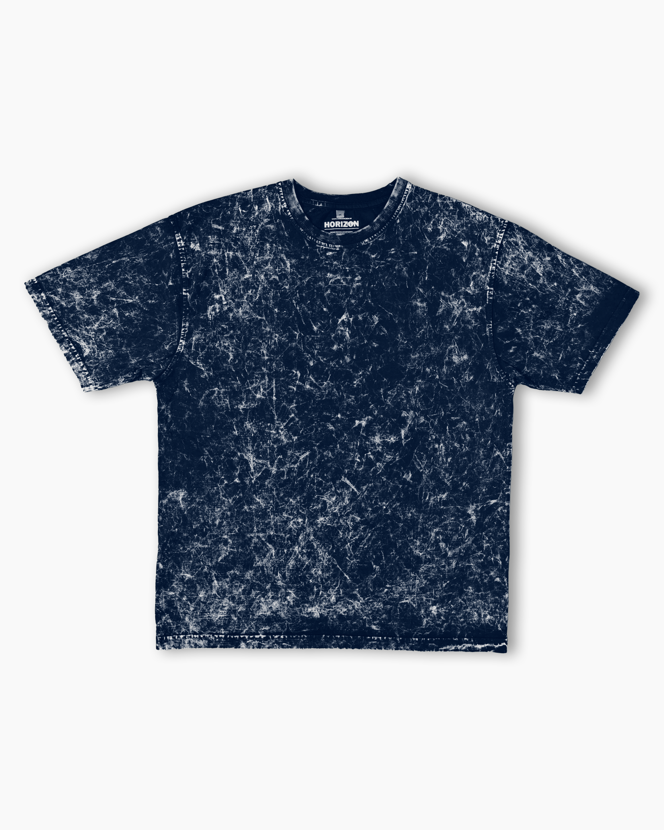Navy Acid Washed Oversized T-Shirt