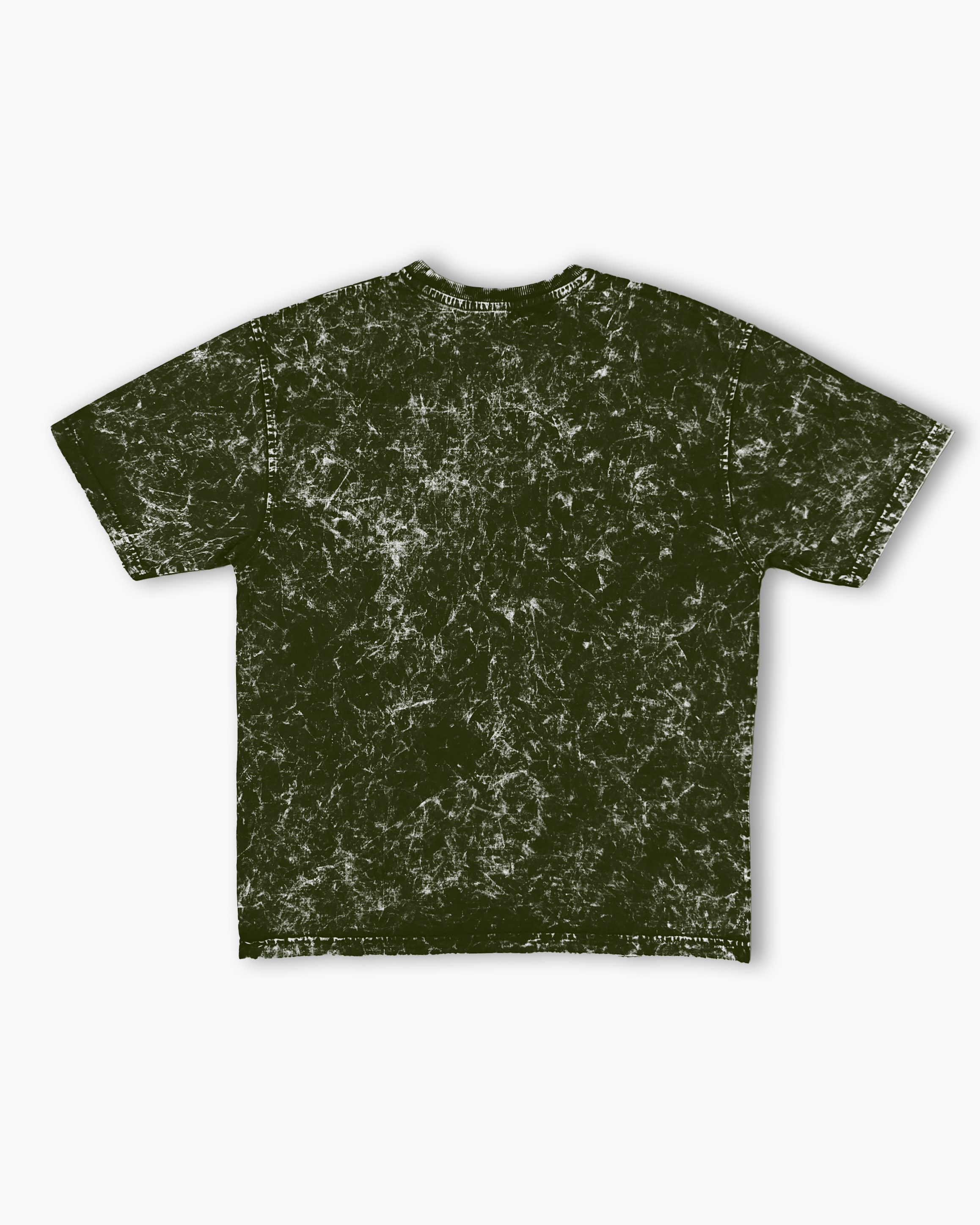 Olive Acid Washed Oversized T-Shirt