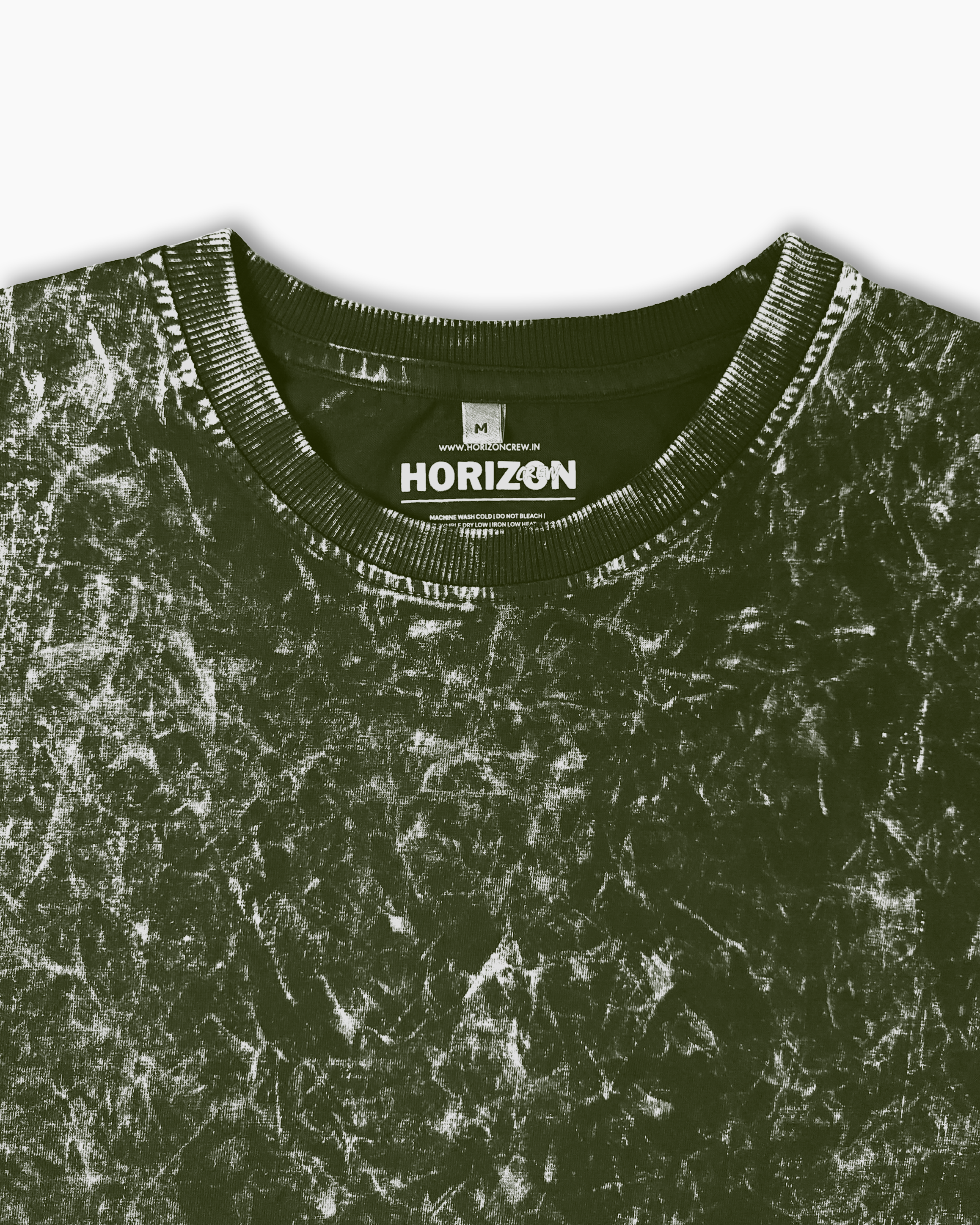 Olive Acid Washed Oversized T-Shirt