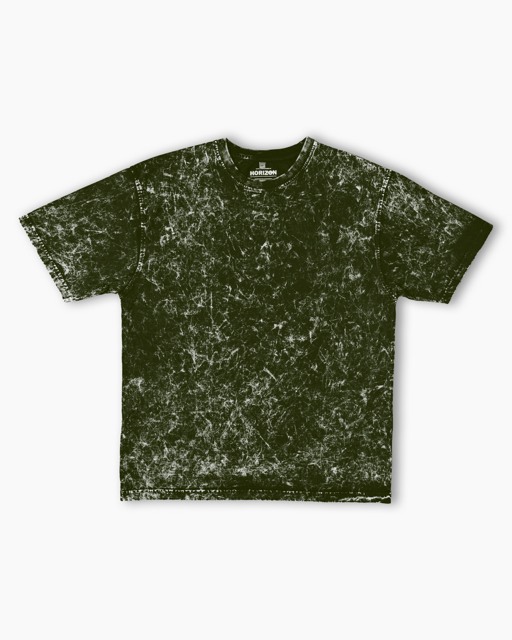 Olive Acid Washed Oversized T-Shirt