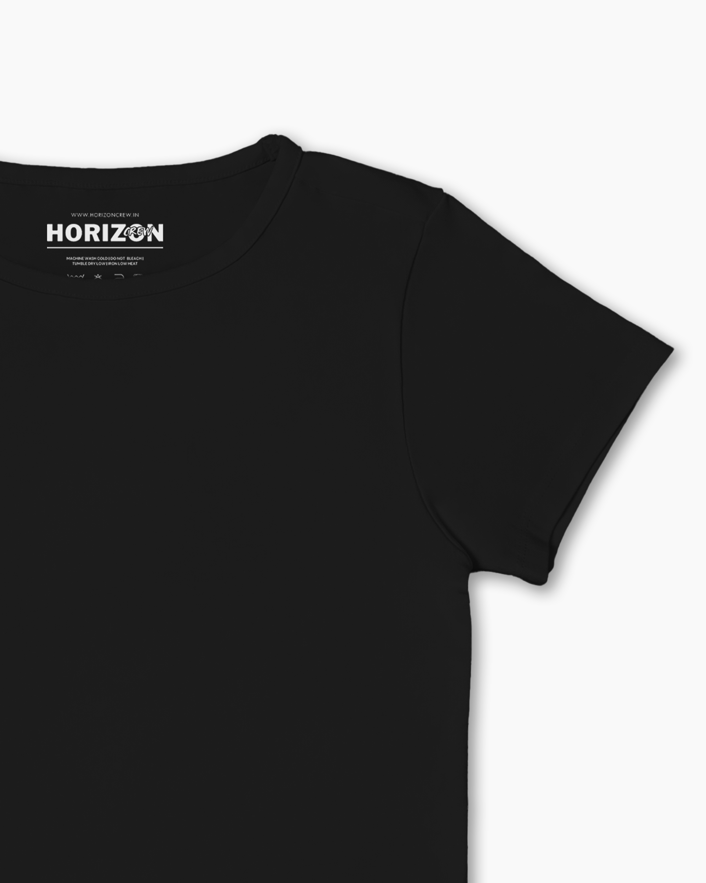 Black Stretch Baby Tee