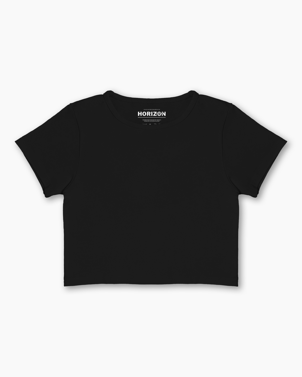 Black Stretch Baby Tee