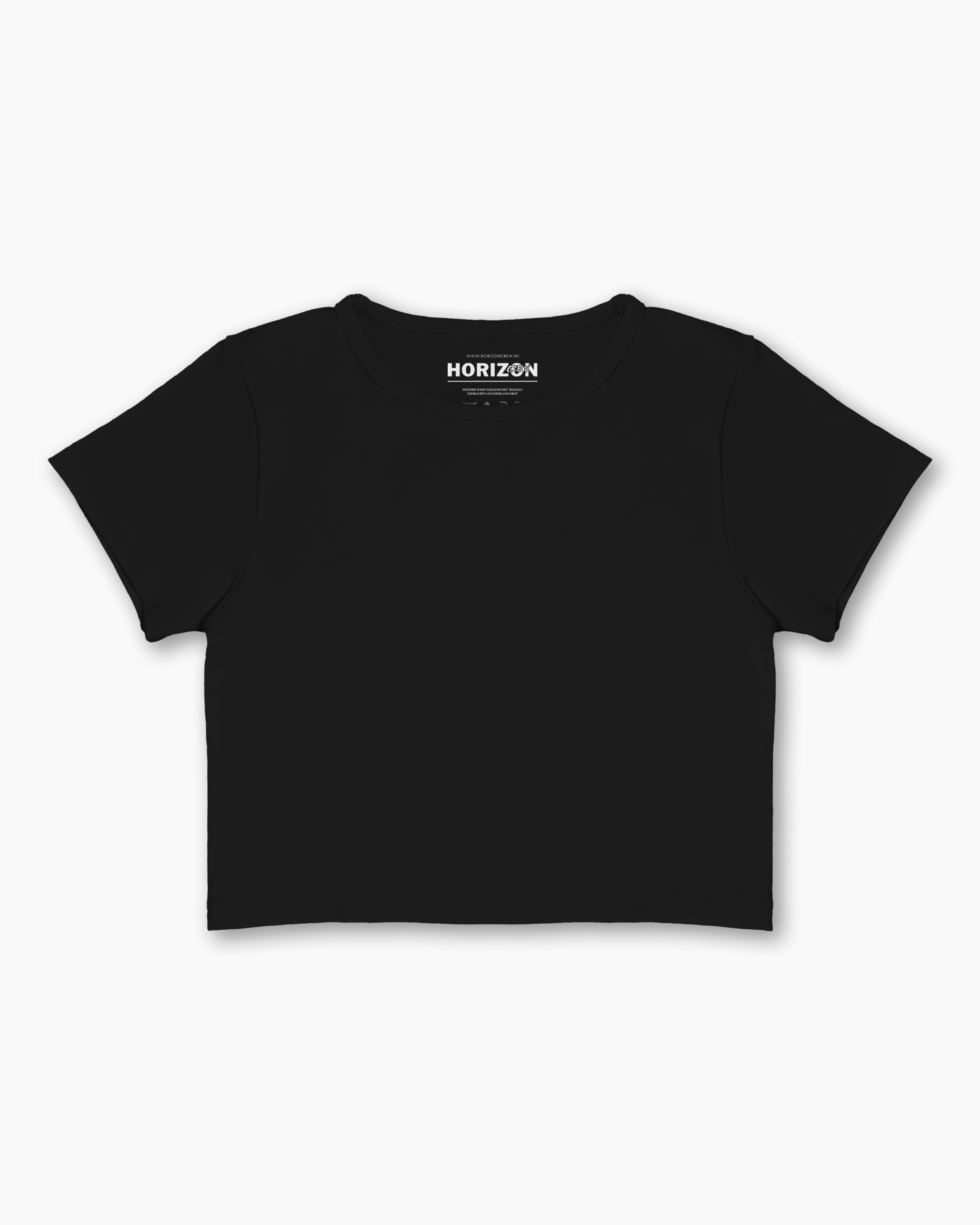 Black Stretch Baby Tee