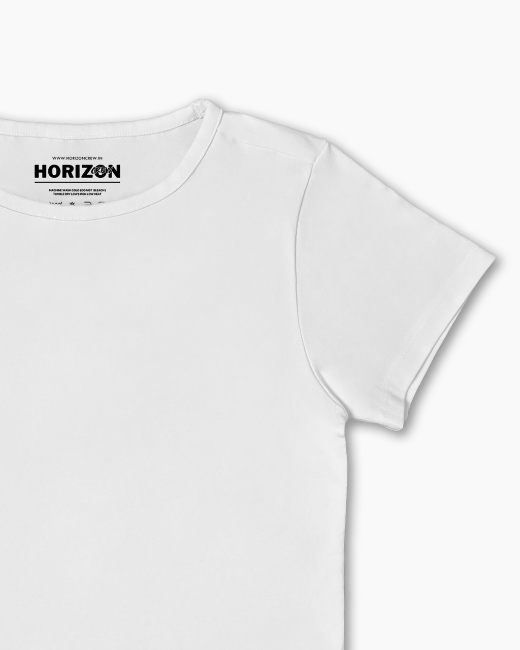White Stretch Baby Tee