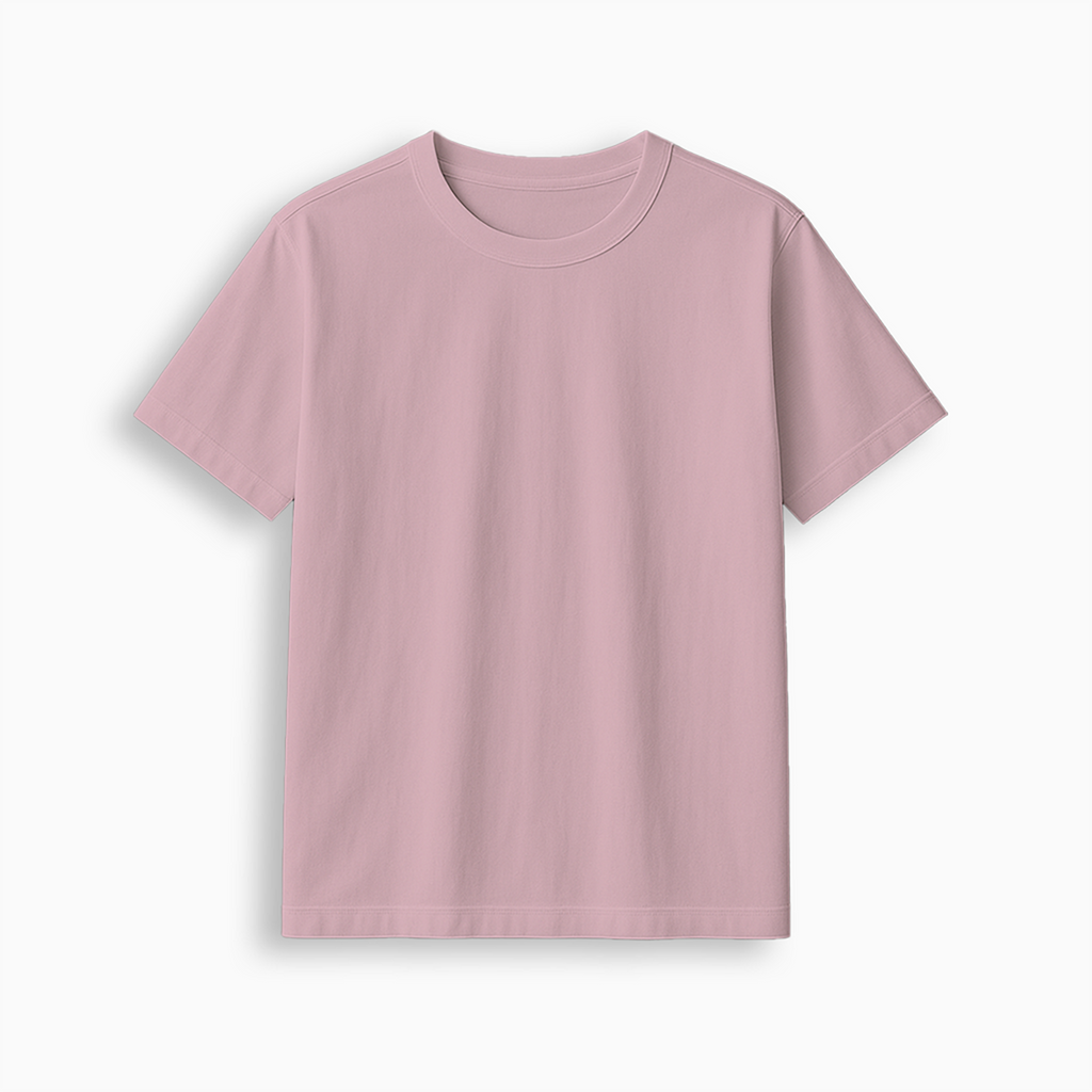 Baby Pink Regular Fit T-Shirt