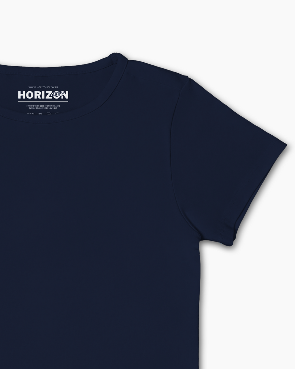 Navy Stretch Baby Tee