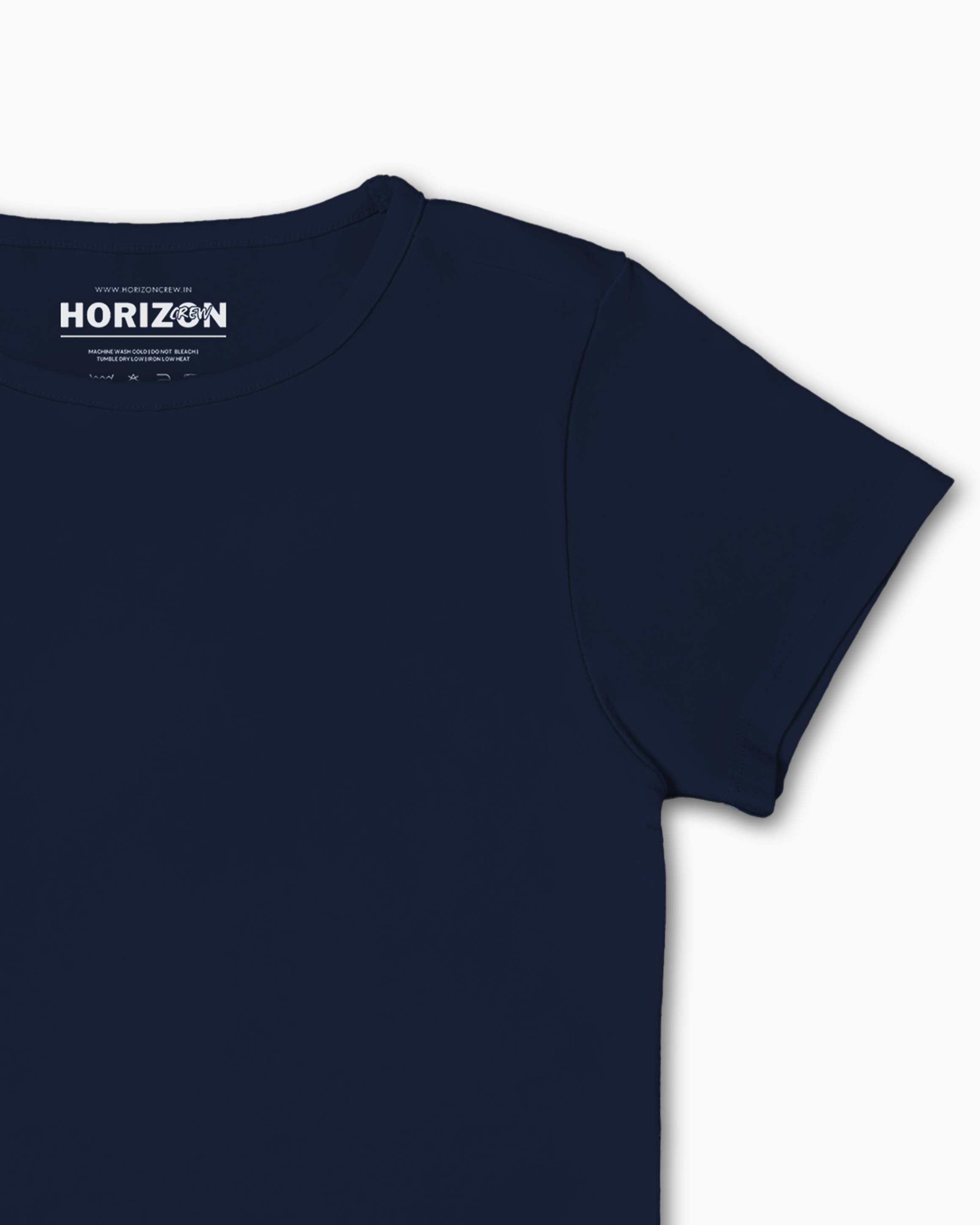 Navy Stretch Baby Tee