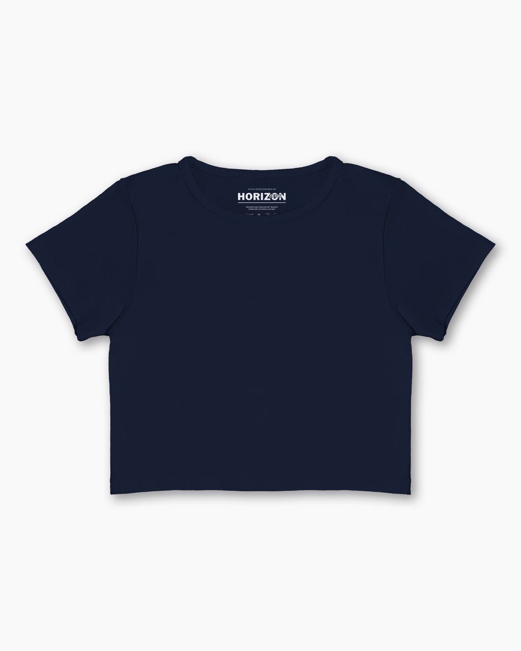 Navy Stretch Baby Tee