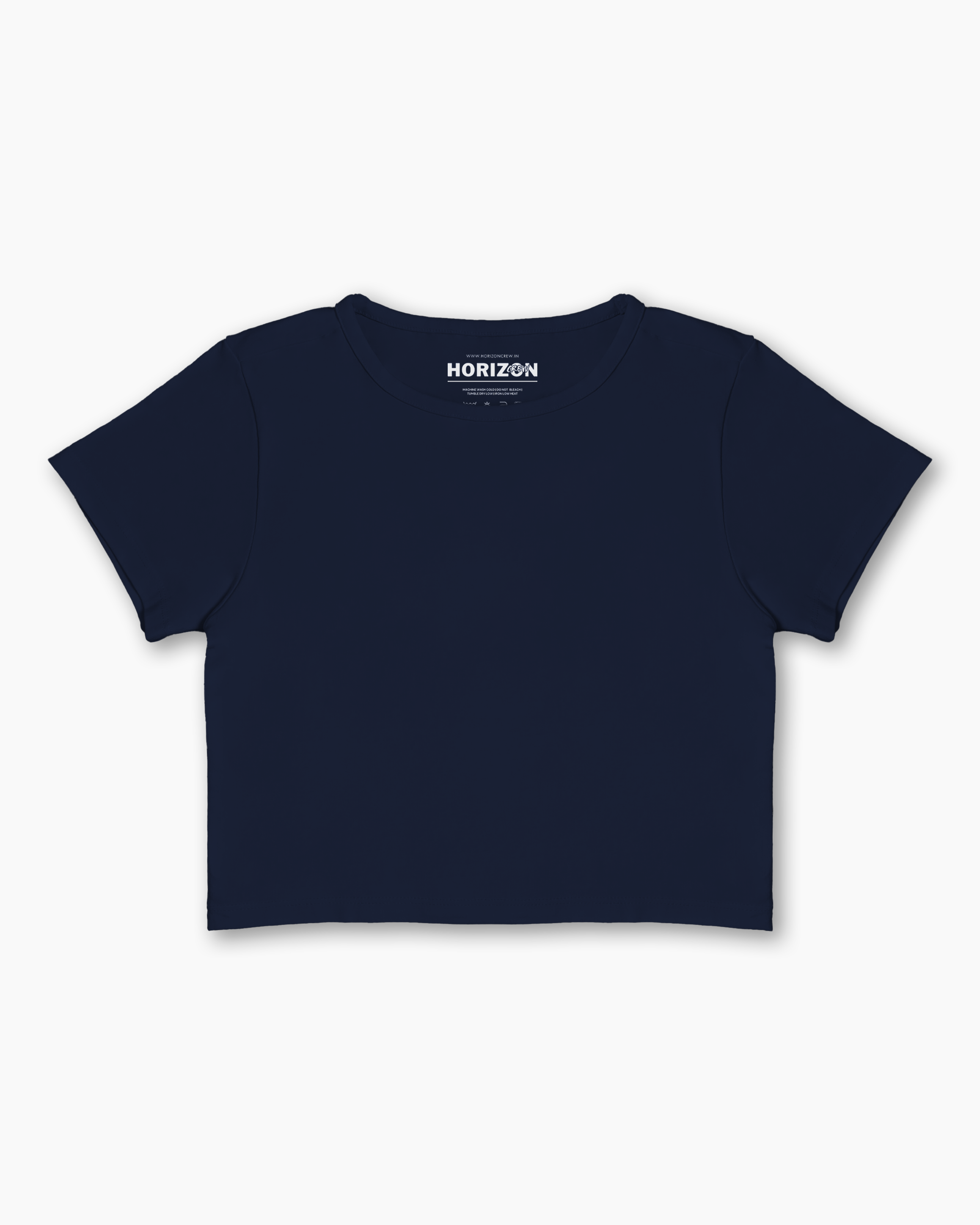Navy Stretch Baby Tee