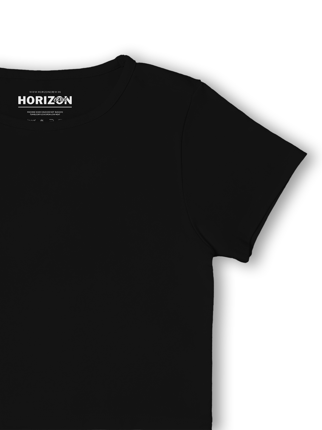Black Stretch Baby Tee