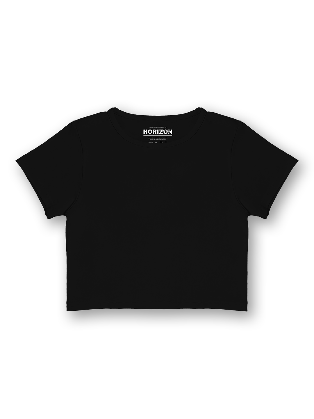 Black Stretch Baby Tee