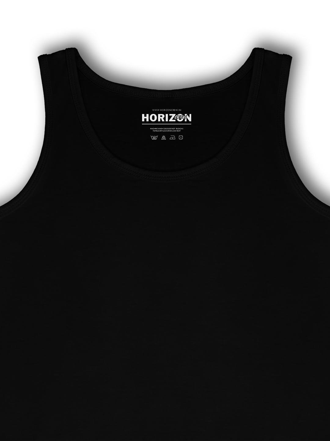 Black Essential Crop Tank