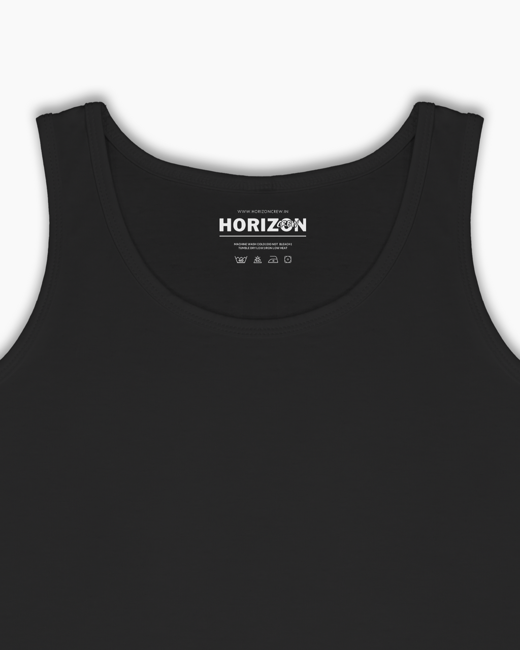 Black Essential Crop Tank