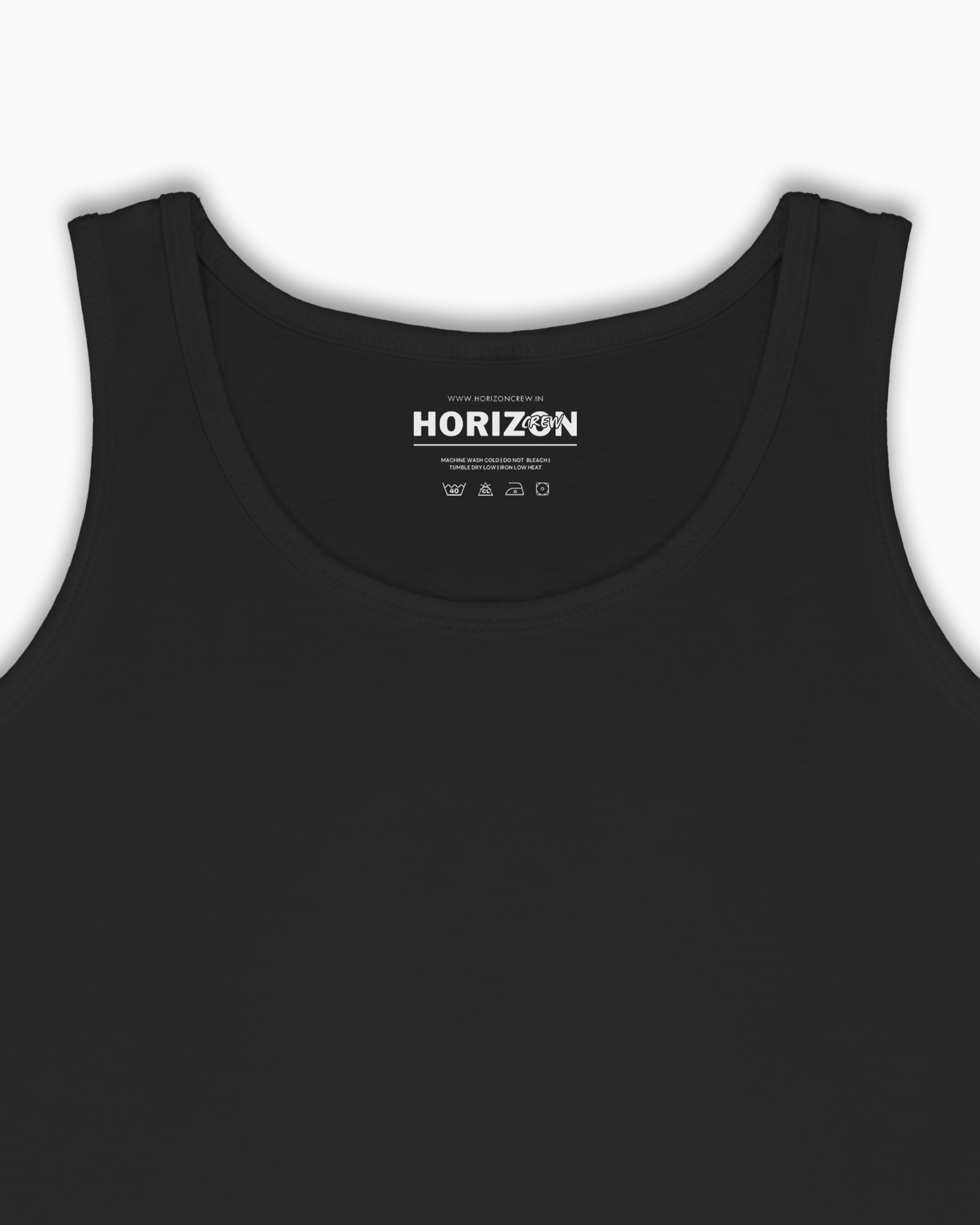 Black Essential Crop Tank