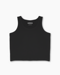 Black Essential Crop Tank