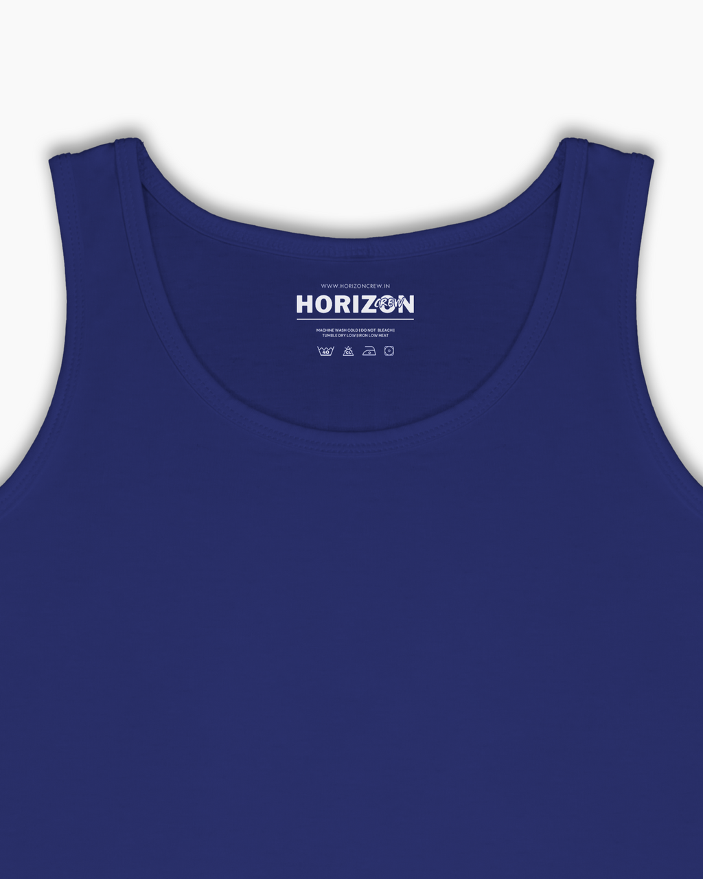 Dark Blue Essential Crop Tank