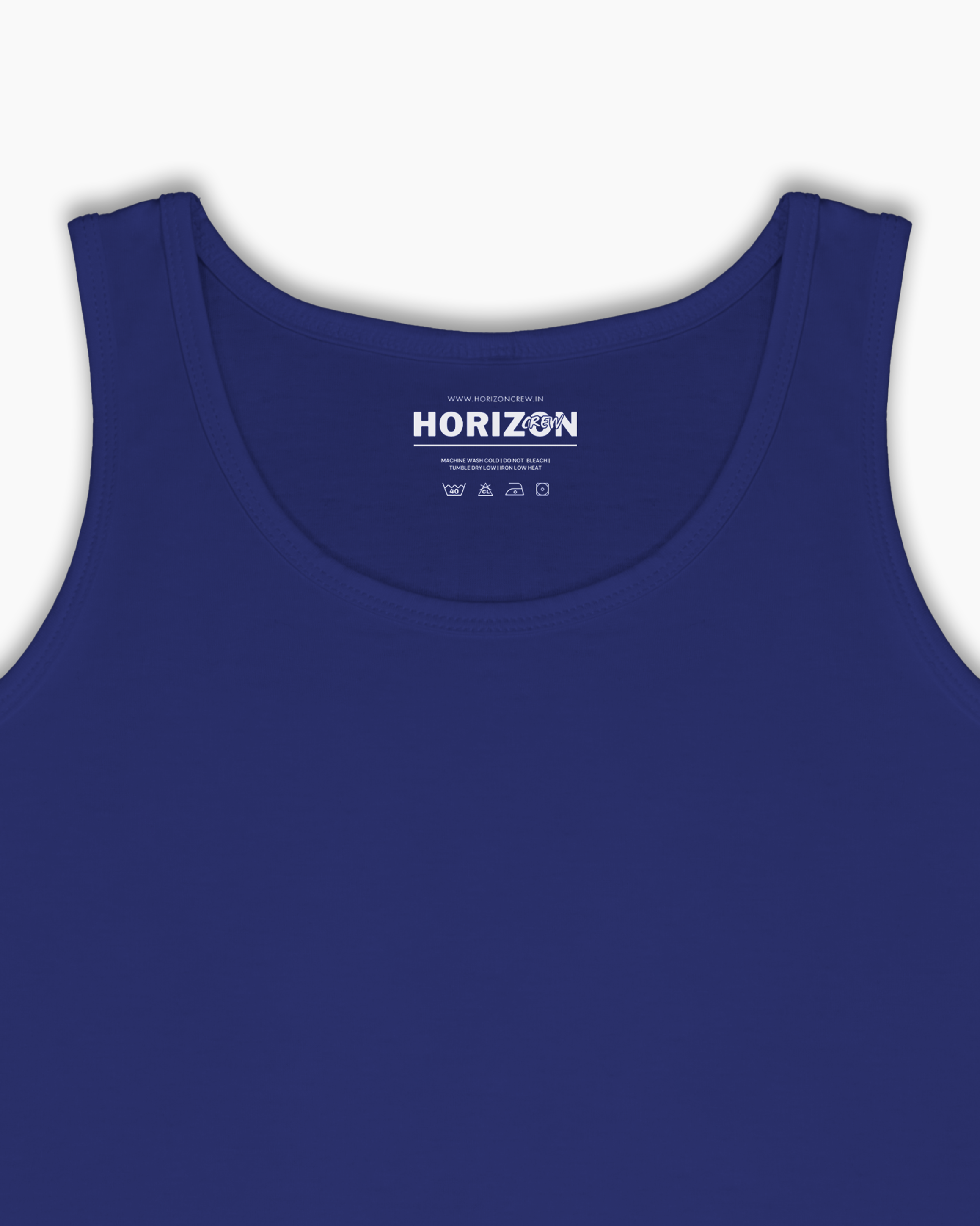 Dark Blue Essential Crop Tank