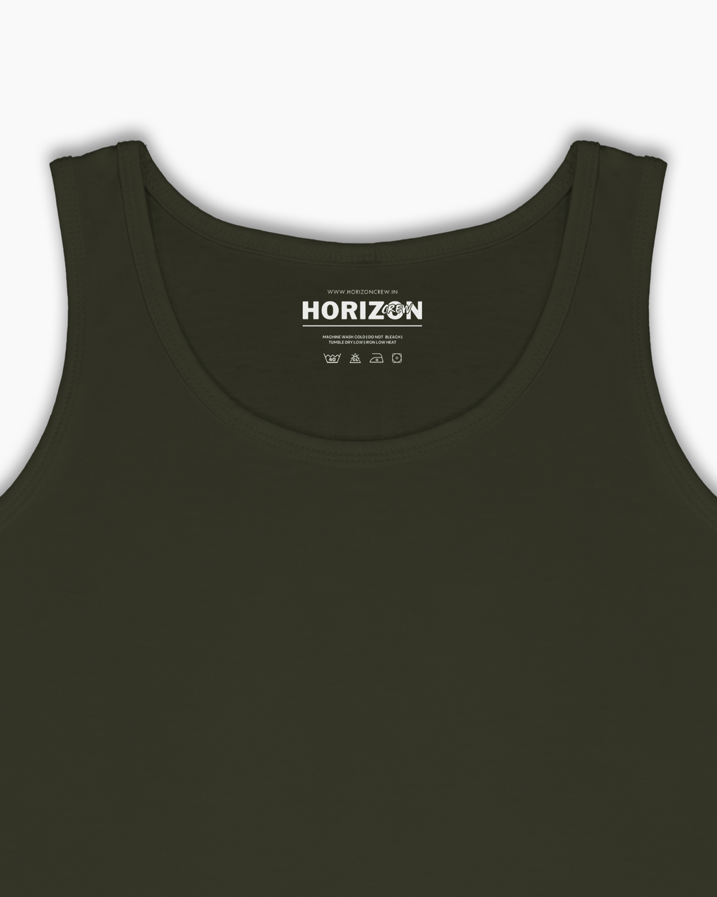 Olive Essential Crop Tank