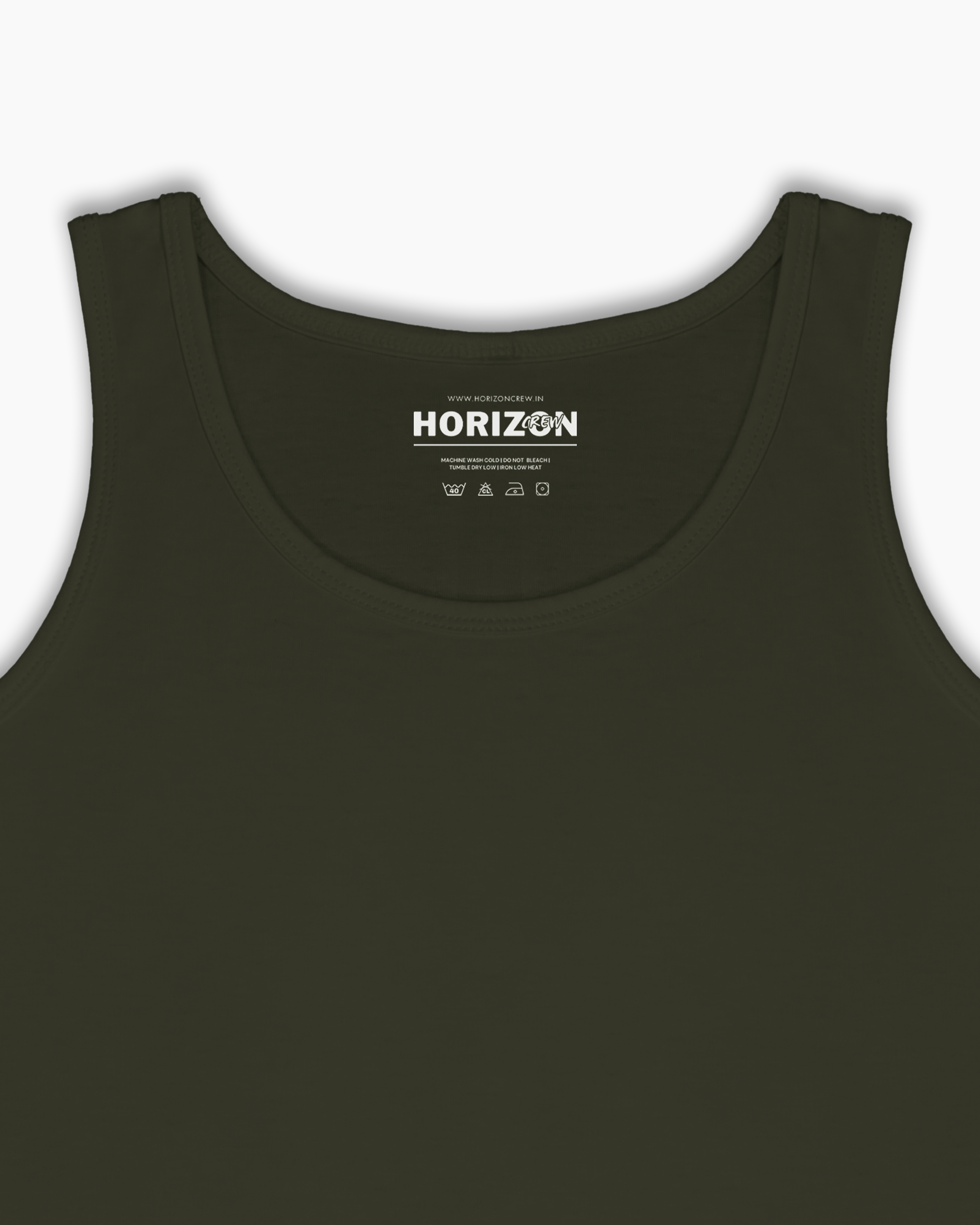 Olive Essential Crop Tank