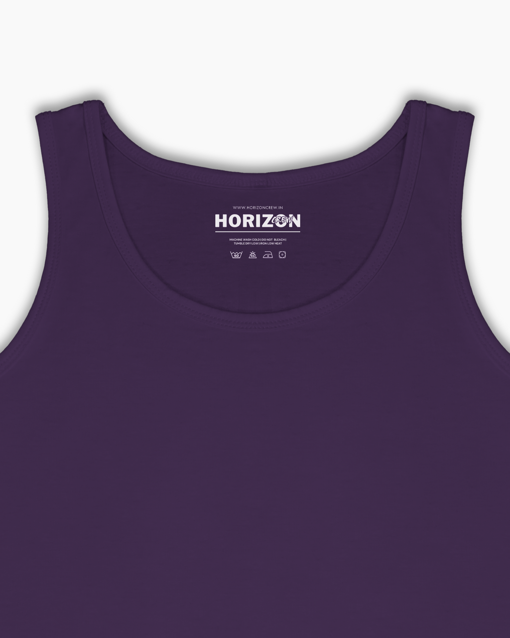 Purple Essential Crop Tank
