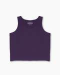 Purple Essential Crop Tank