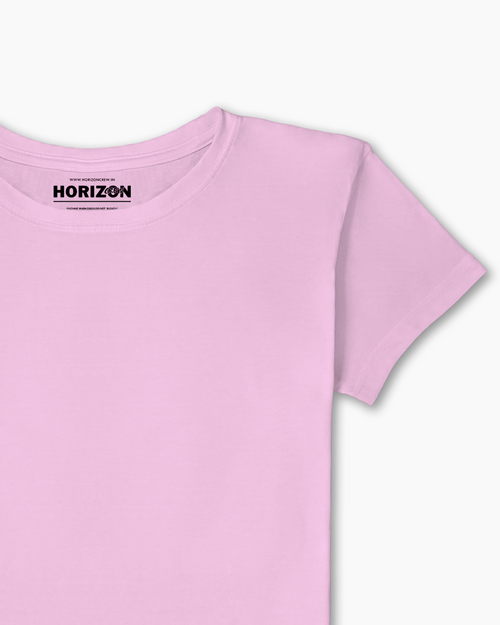 Baby Pink Essential Crop Tee