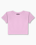 Baby Pink Essential Crop Tee