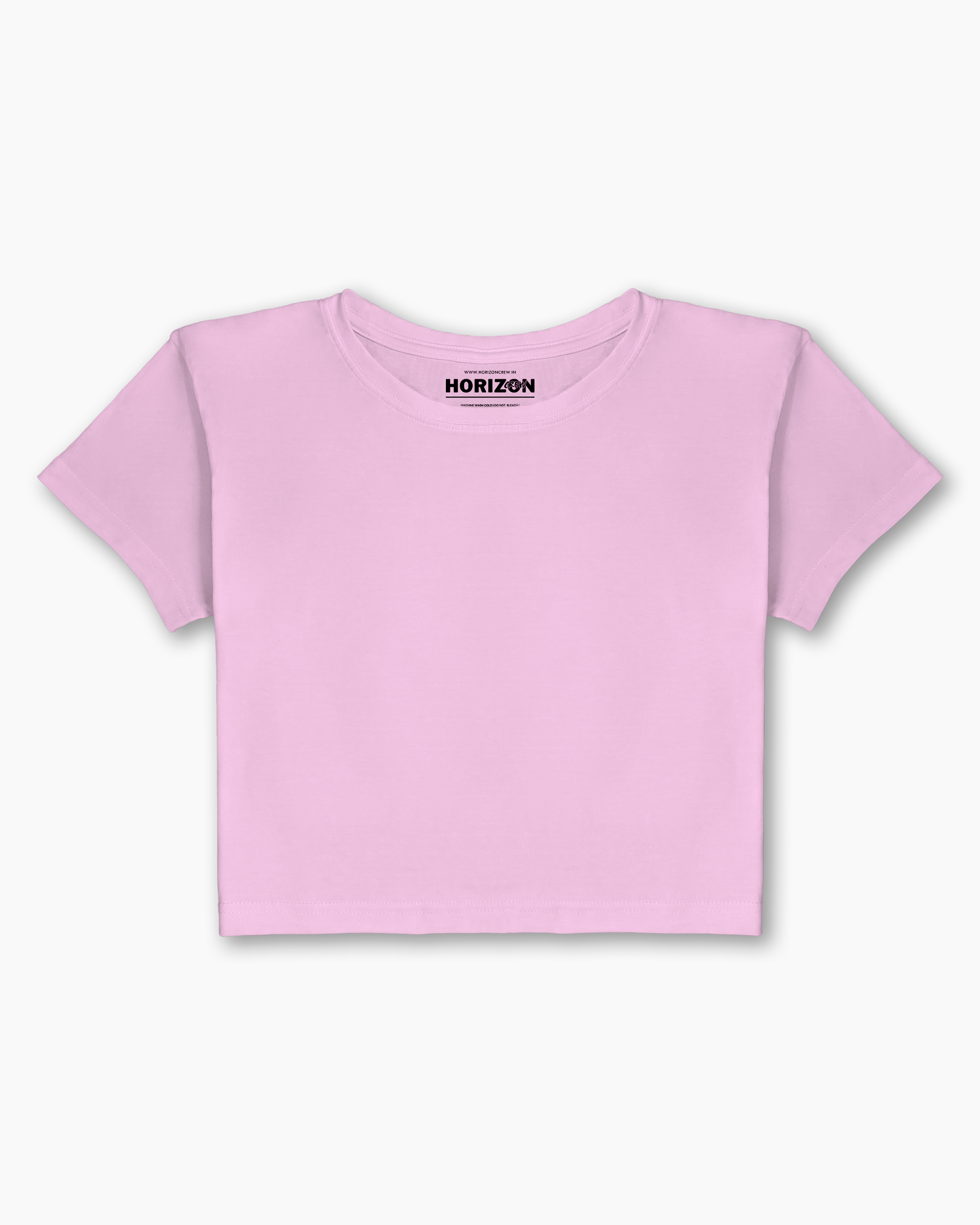 Baby Pink Essential Crop Tee