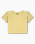 Baby Yellow Essential Crop Tee