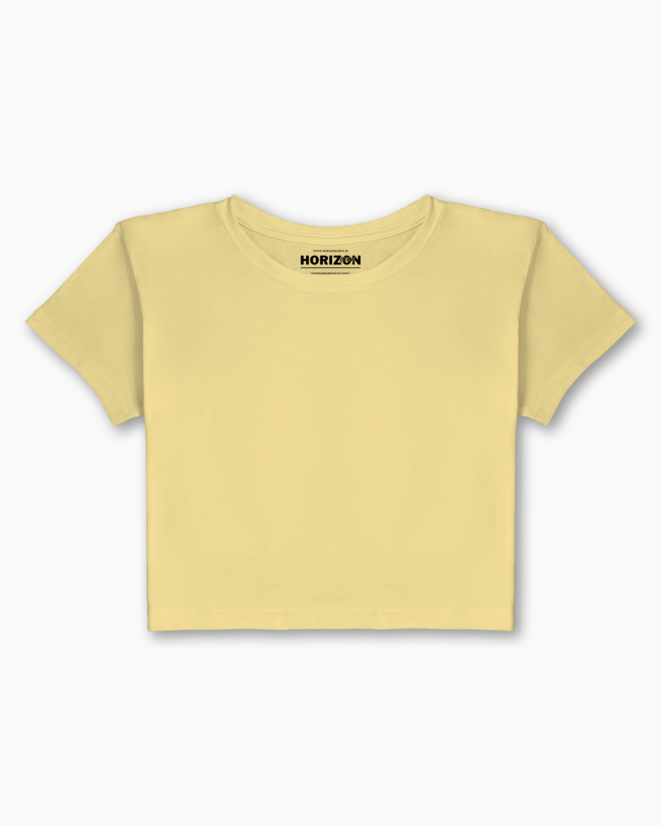 Baby Yellow Essential Crop Tee