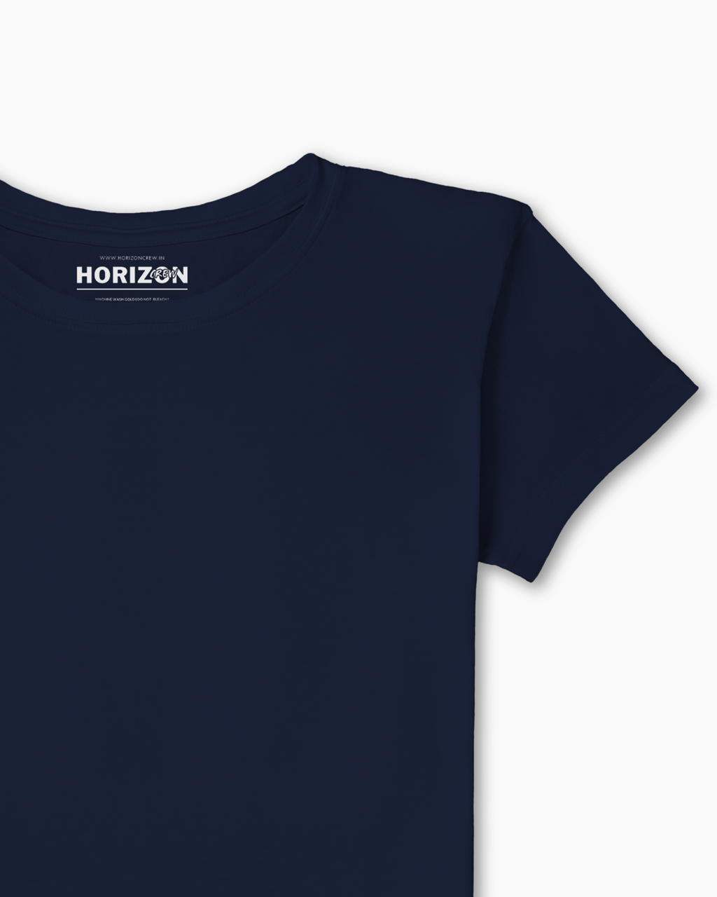 Navy Essential Crop Tee