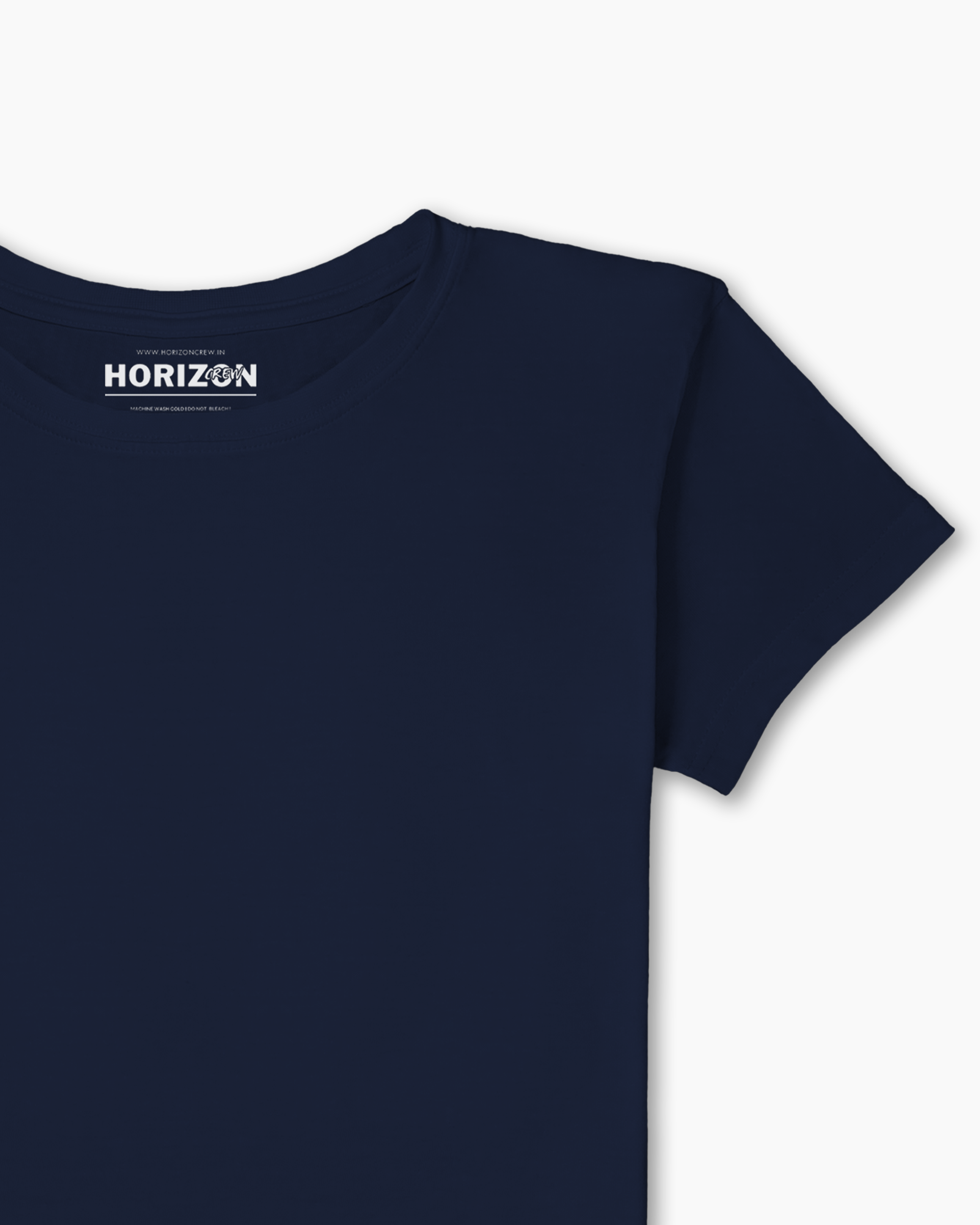 Navy Essential Crop Tee