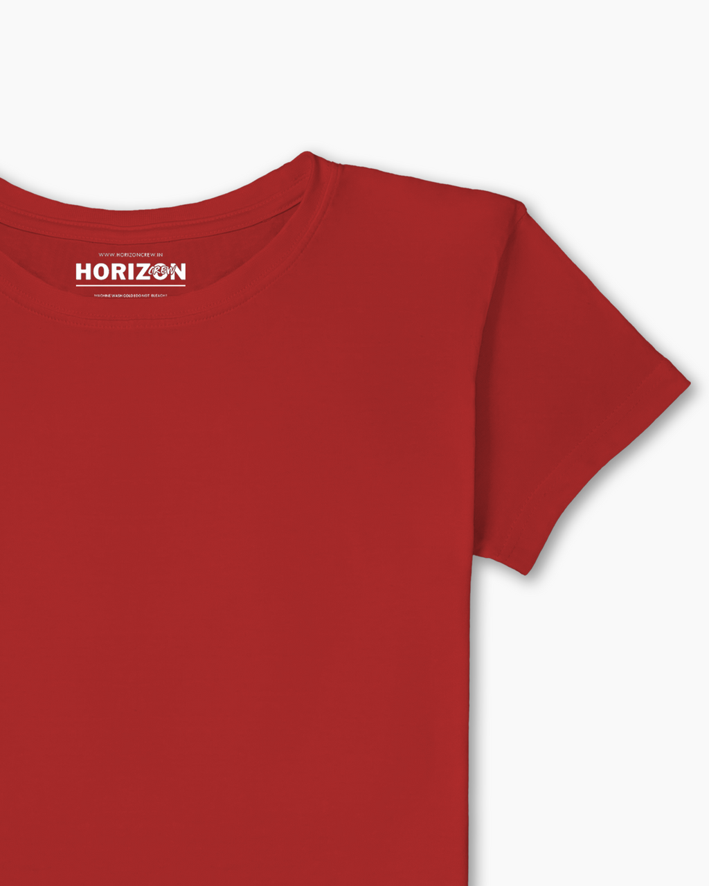 Red Essential Crop Tee
