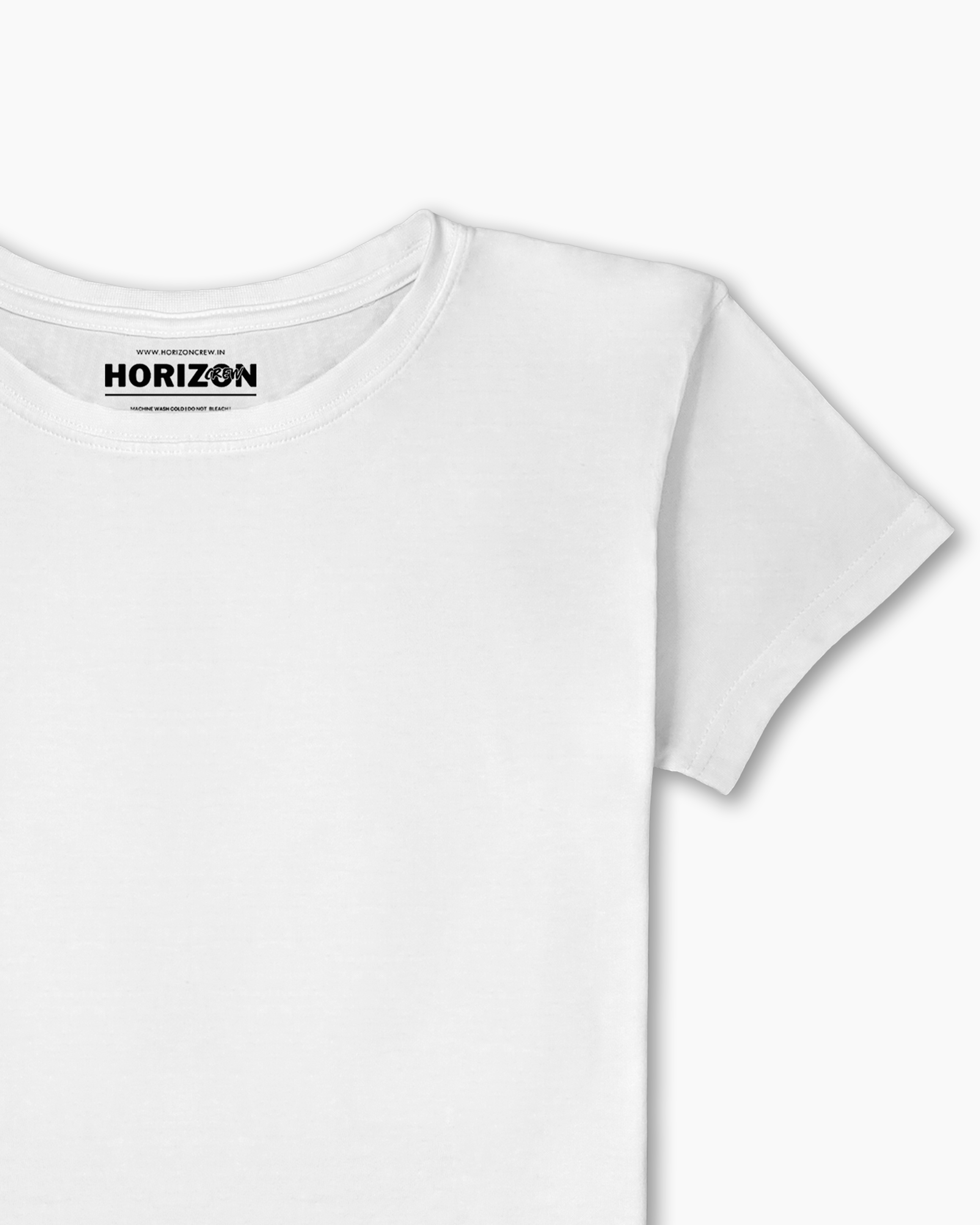 White Essential Crop Tee