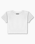 White Essential Crop Tee