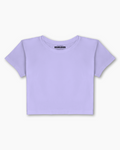Lavender Essential Crop Tee
