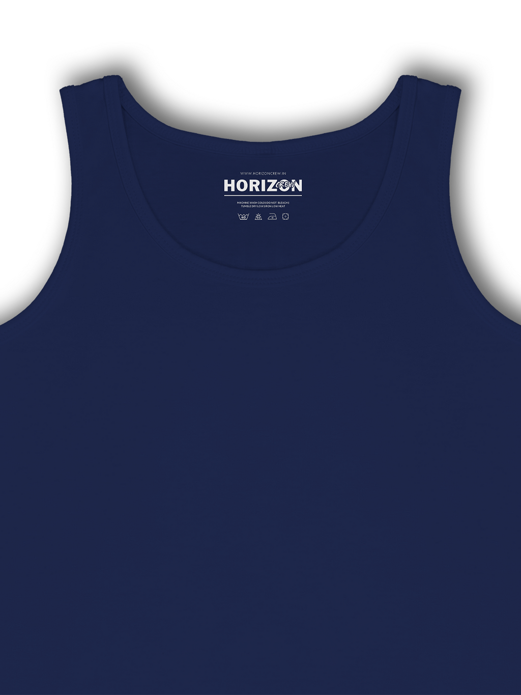 Dark Blue Essential Crop Tank