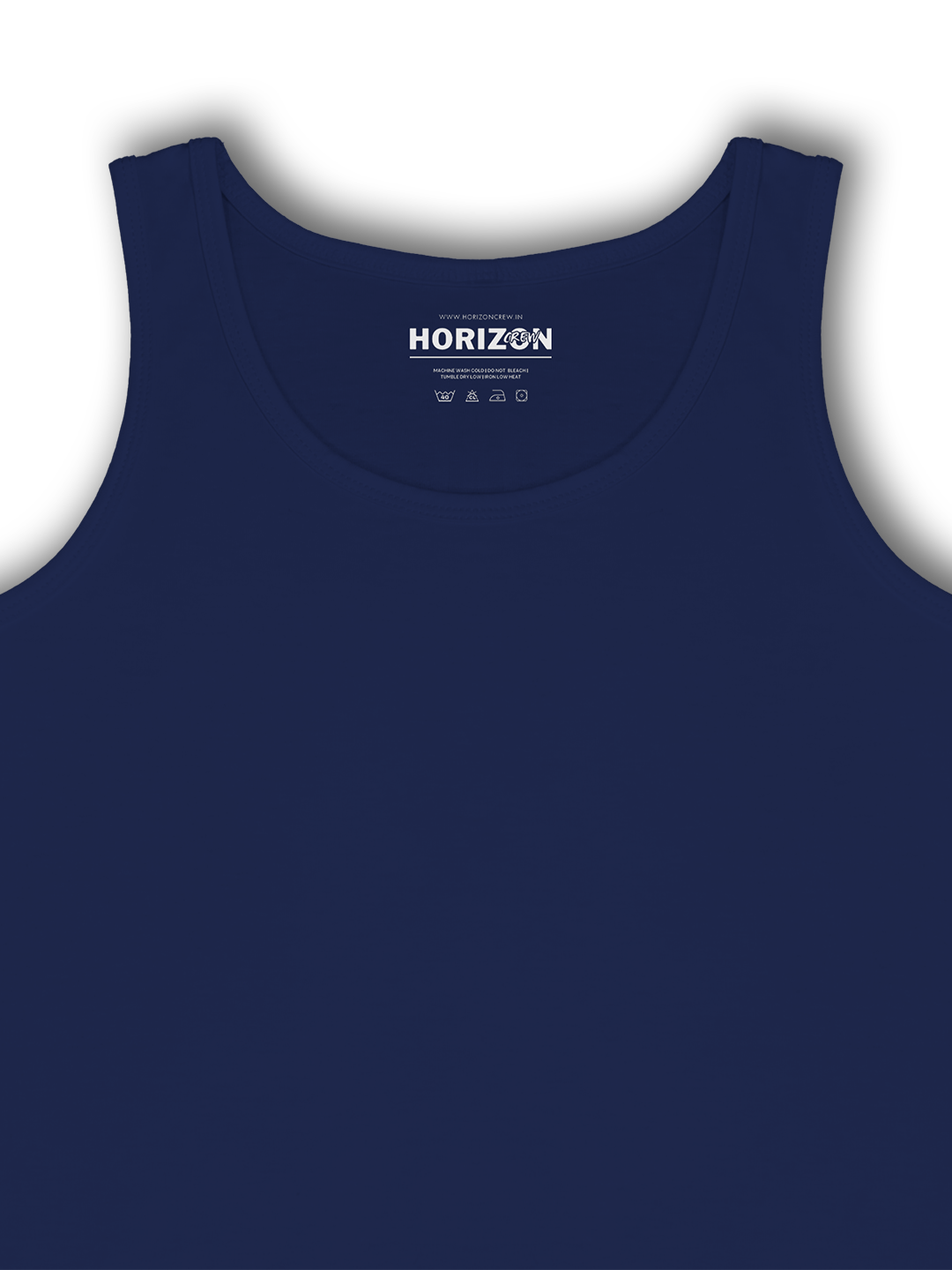 Dark Blue Essential Crop Tank