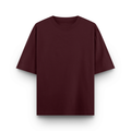 Maroon Oversized Fit T-Shirt
