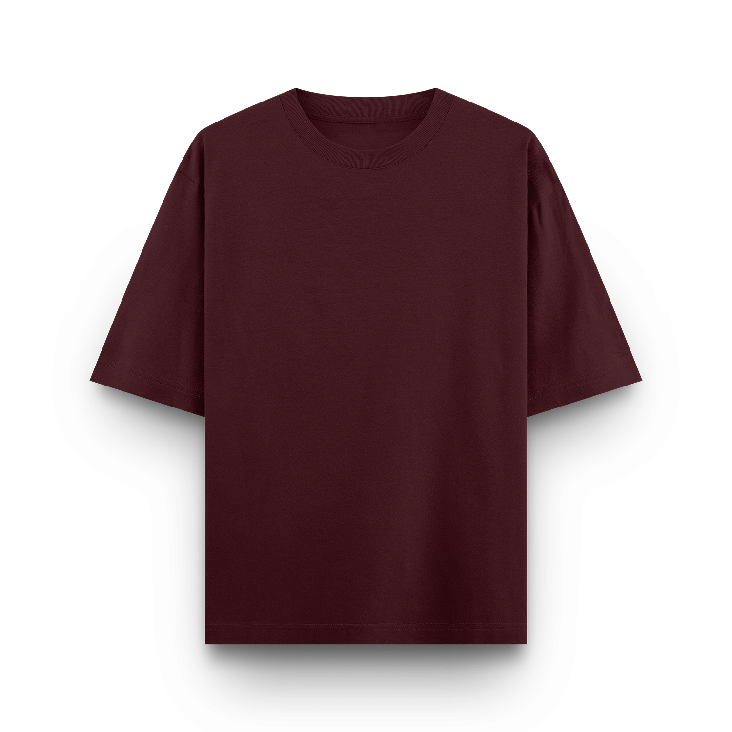Maroon Oversized Fit T-Shirt
