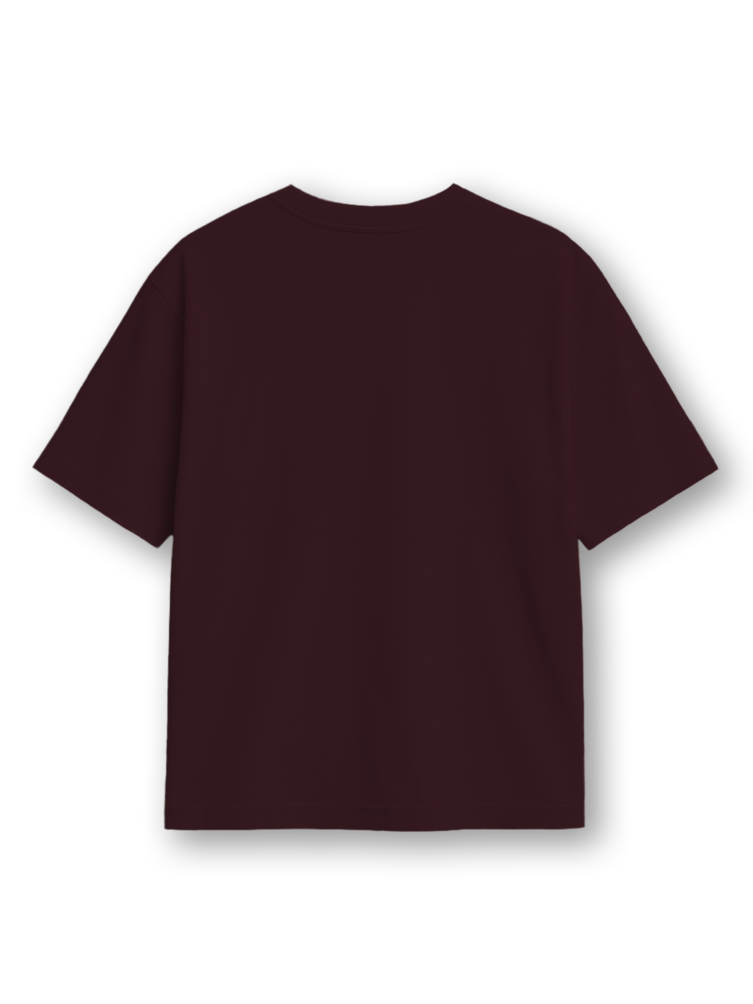 Maroon Oversized Fit T-Shirt