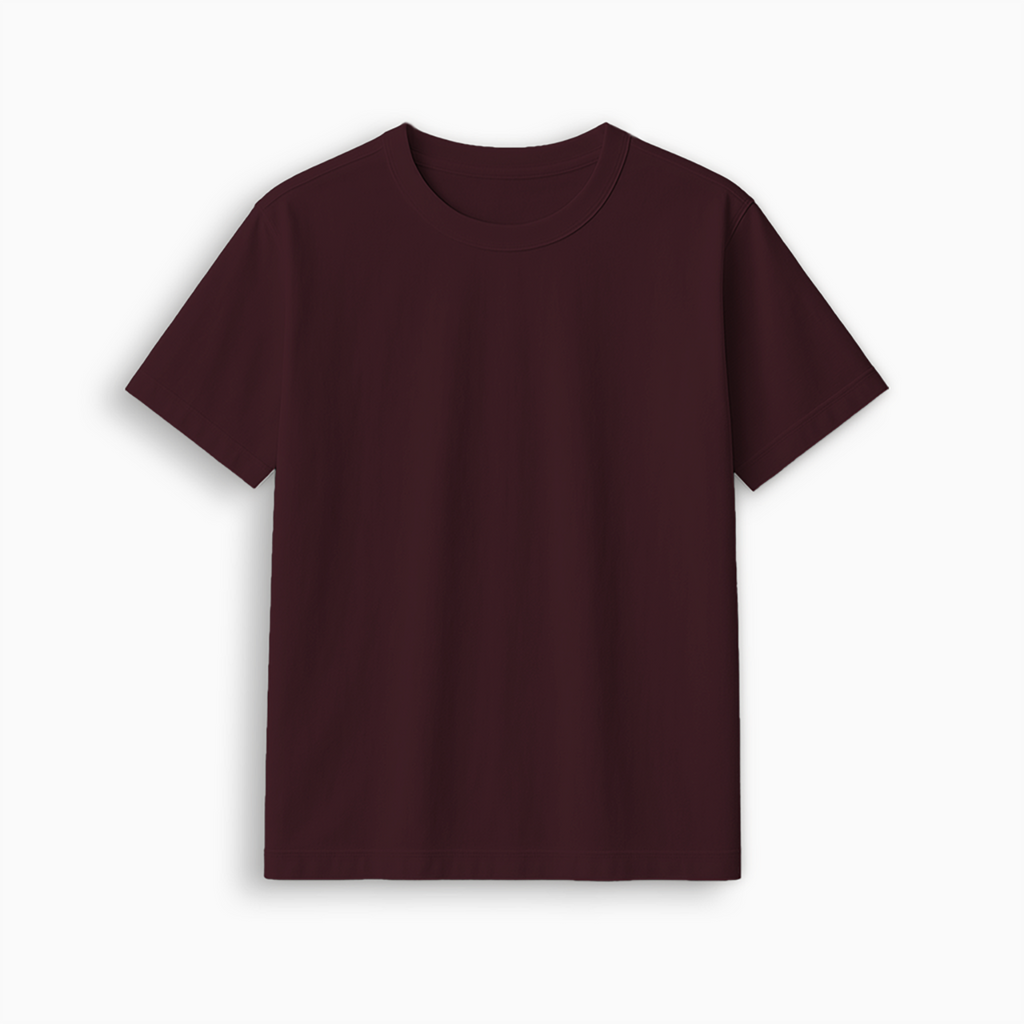 Maroon Regular Fit T-Shirt