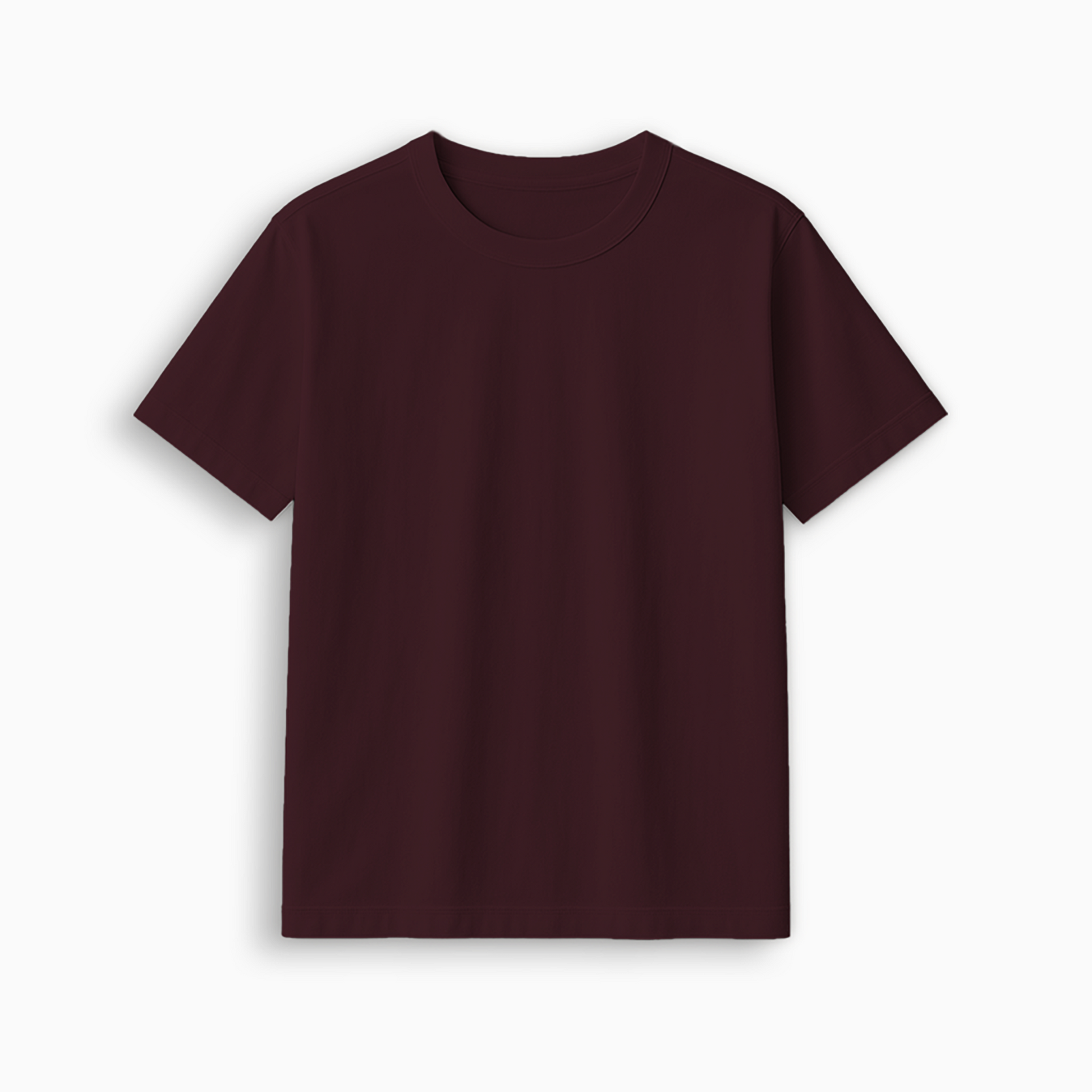 Maroon Regular Fit T-Shirt