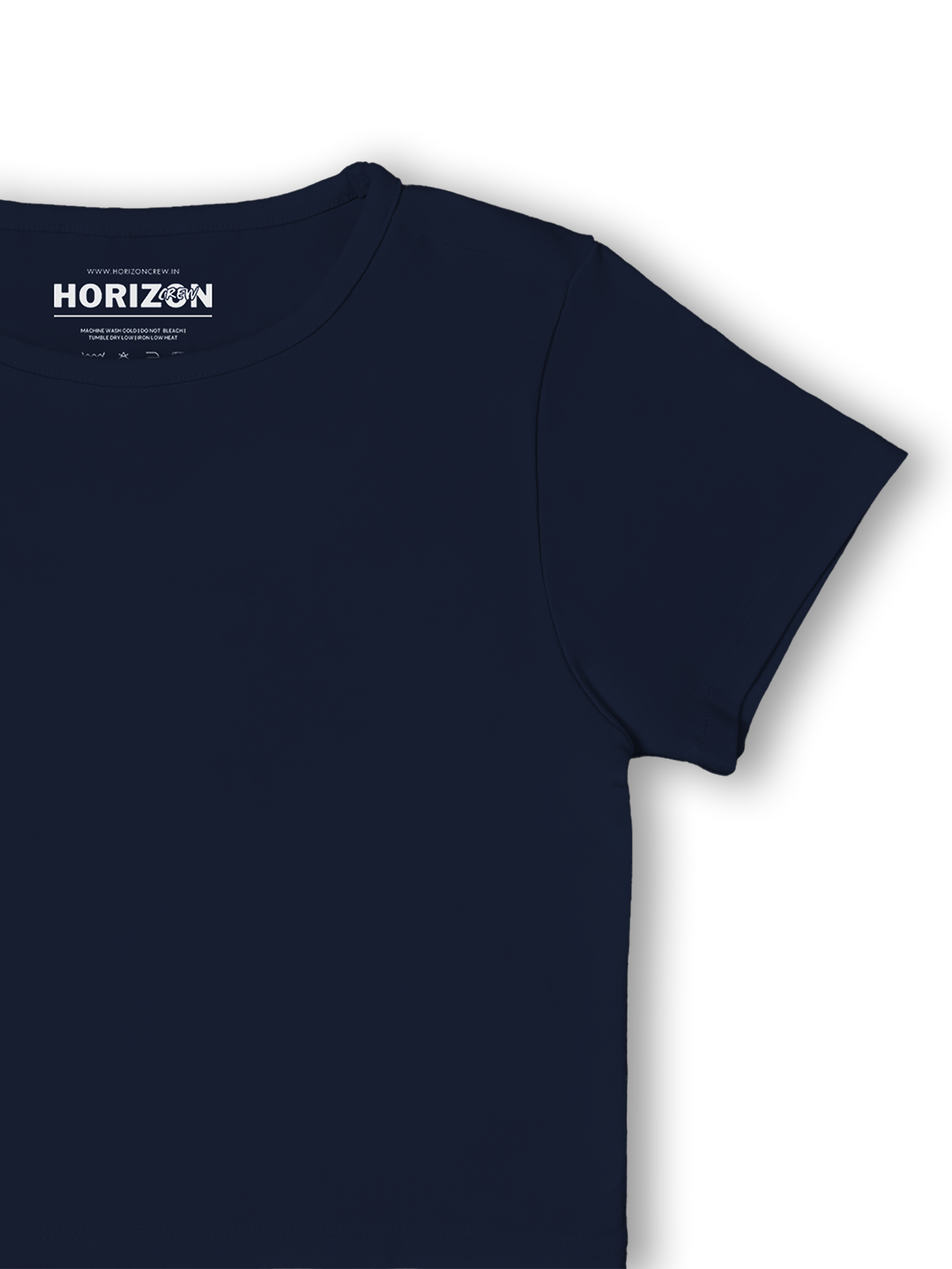 Navy Stretch Baby Tee